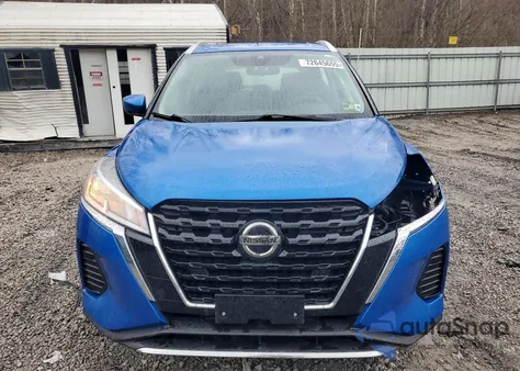 2021 Nissan Kicks Sv из США, поврежденный, VIN 3N1CP5CV2ML530396